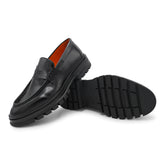 6774 - Mens Polished Leather Chunky Loafer