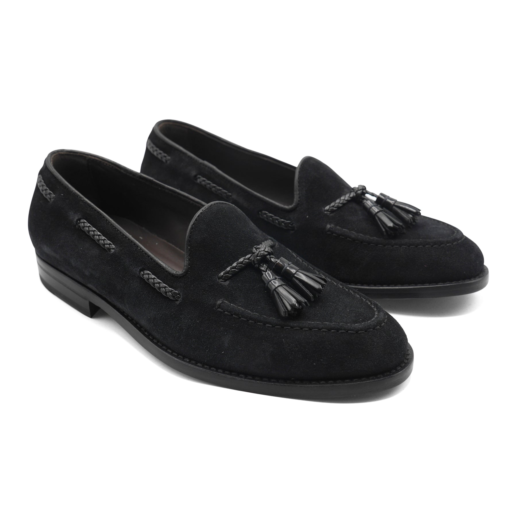 PM0H2 - Classic Black Suede Loafer