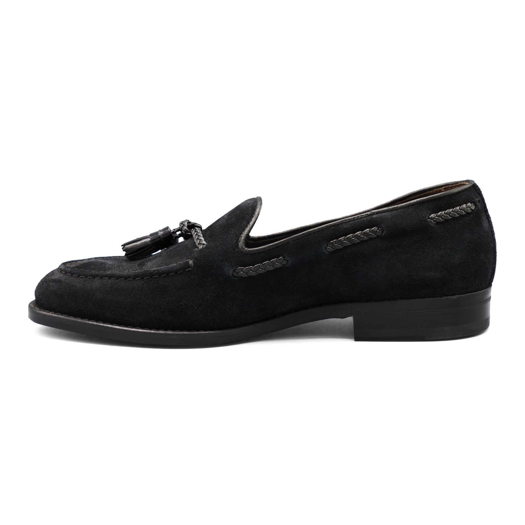 PM0H2 - Classic Black Suede Loafer