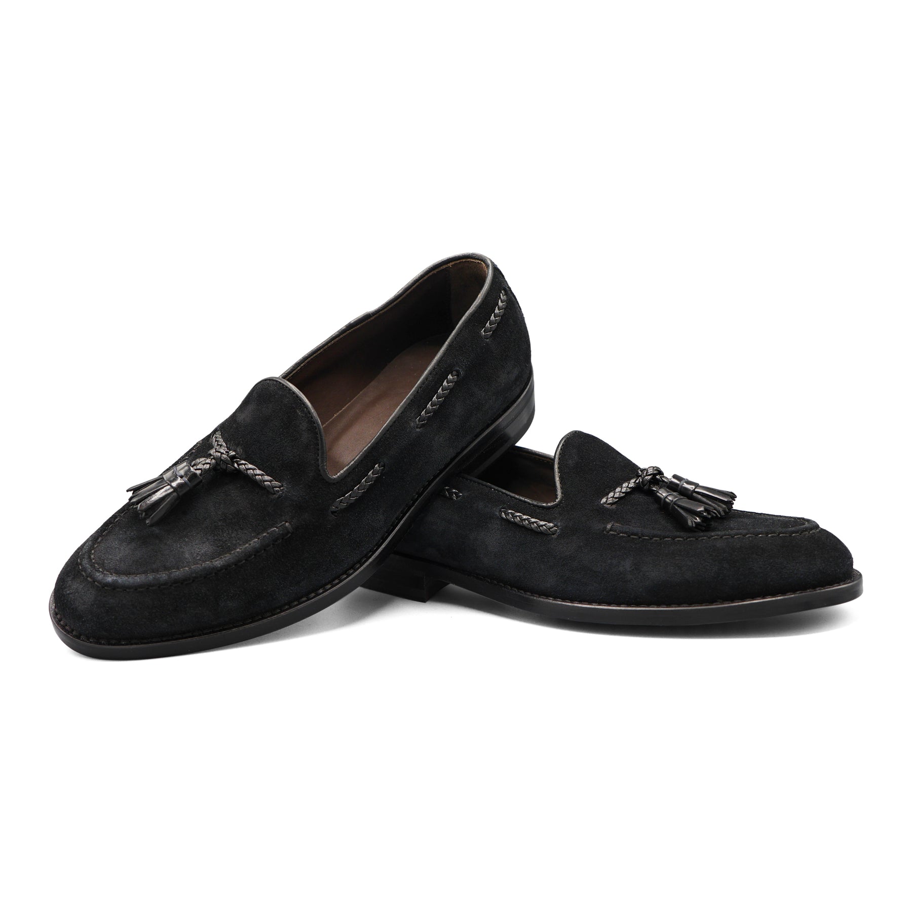 PM0H2 - Classic Black Suede Loafer