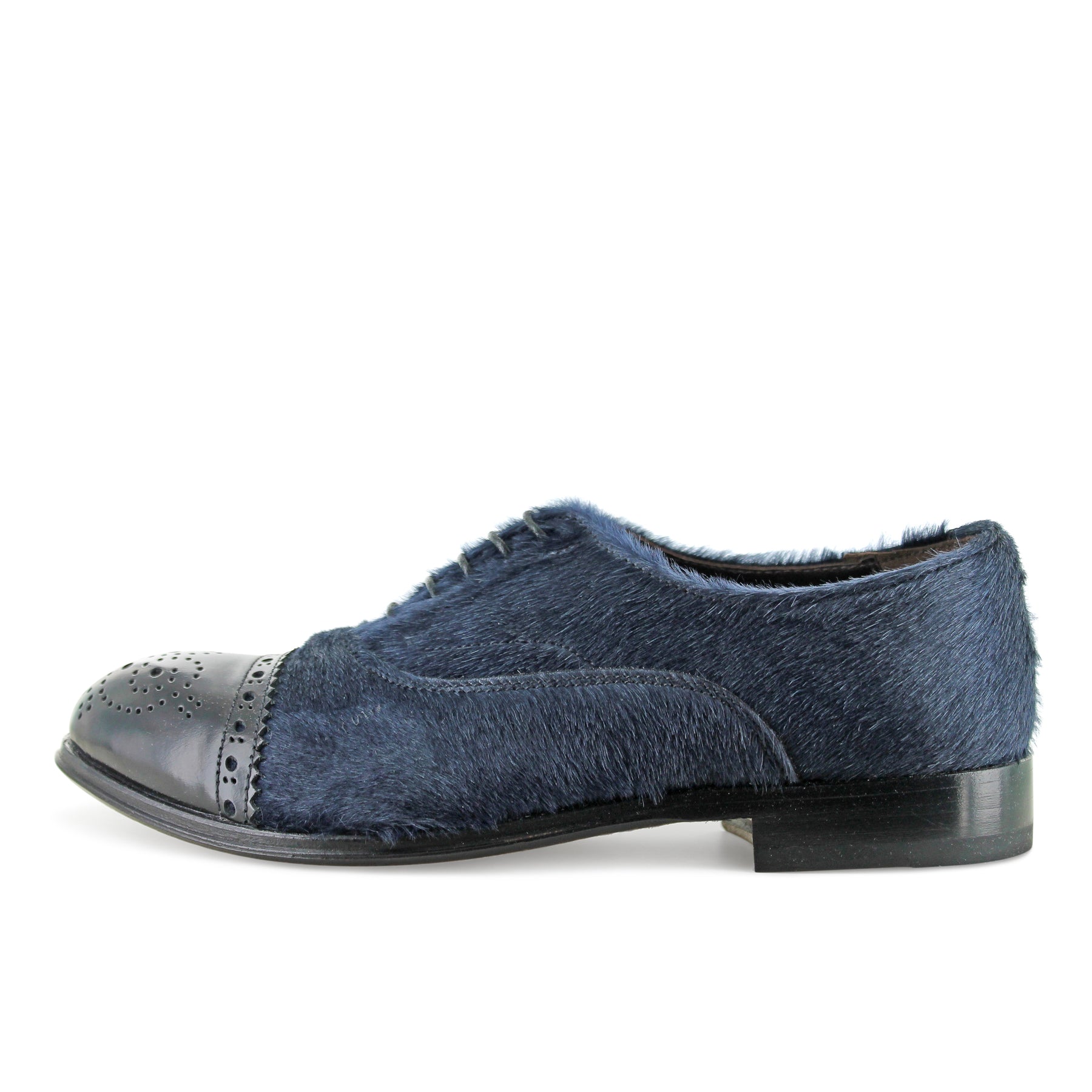 1345 - Blue Brogue Shoe